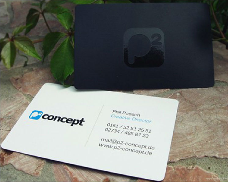 精品名片300克铜板纸覆膜 名片